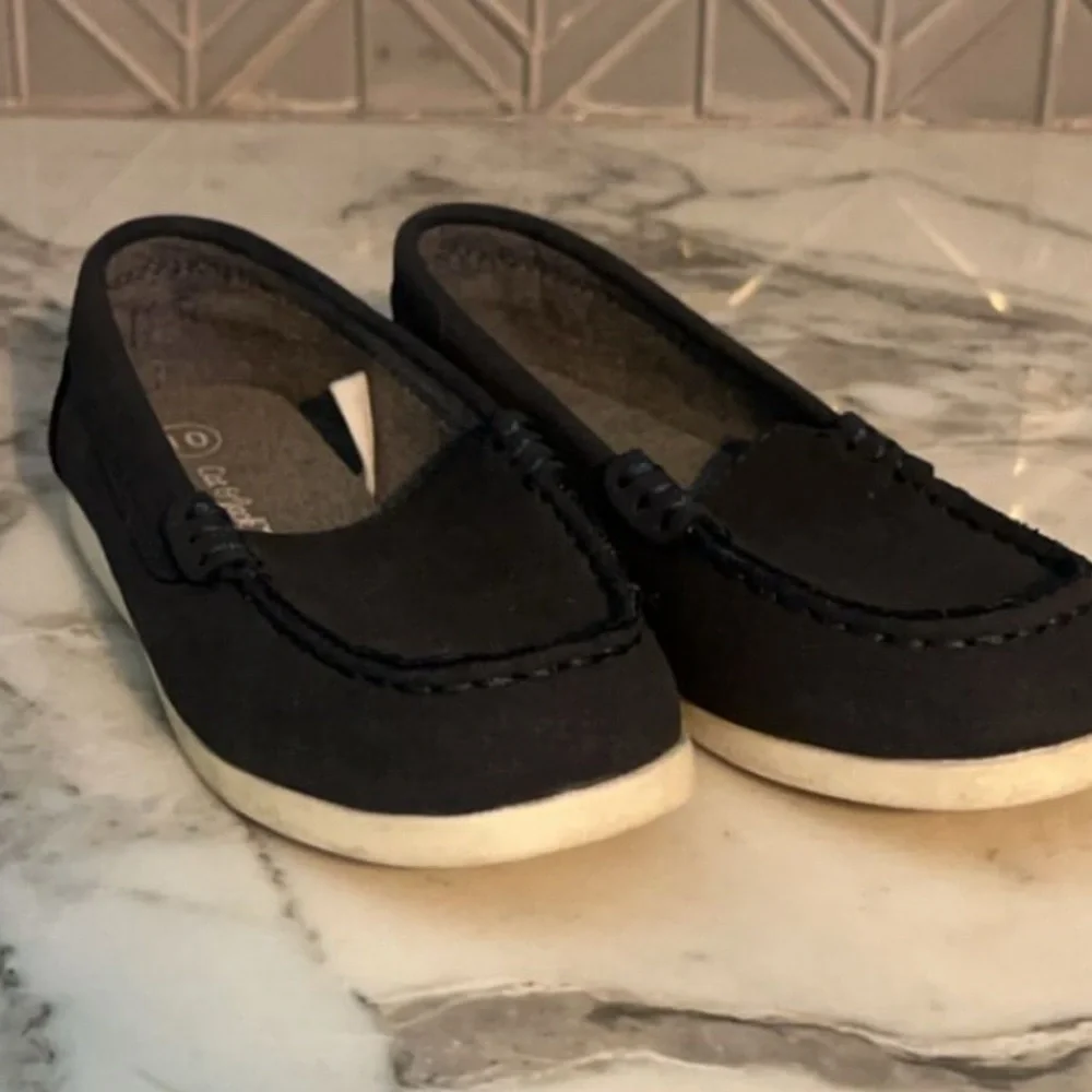 $5 ADD ON Cat & Jack black slip on loafers native crocs sperry boat shoes zara‎
